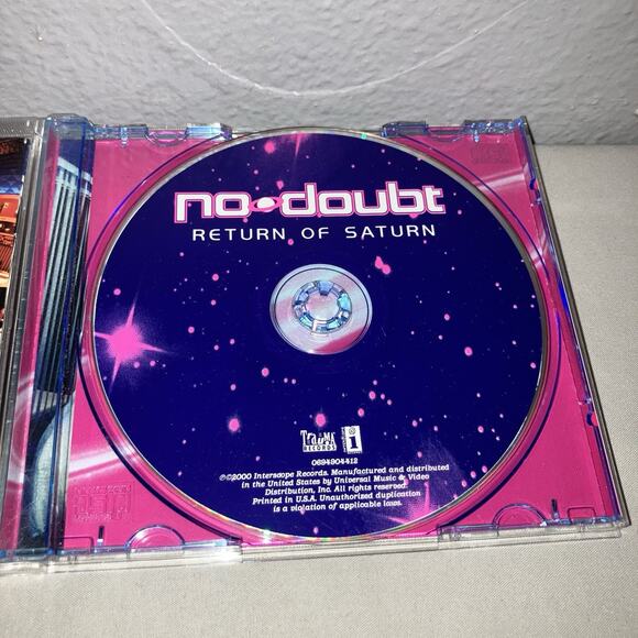 Cd Used No Doubt Return Of Saturn Gwen Stefani Interscope Disc Scratched Works - Picture 4 of 5
